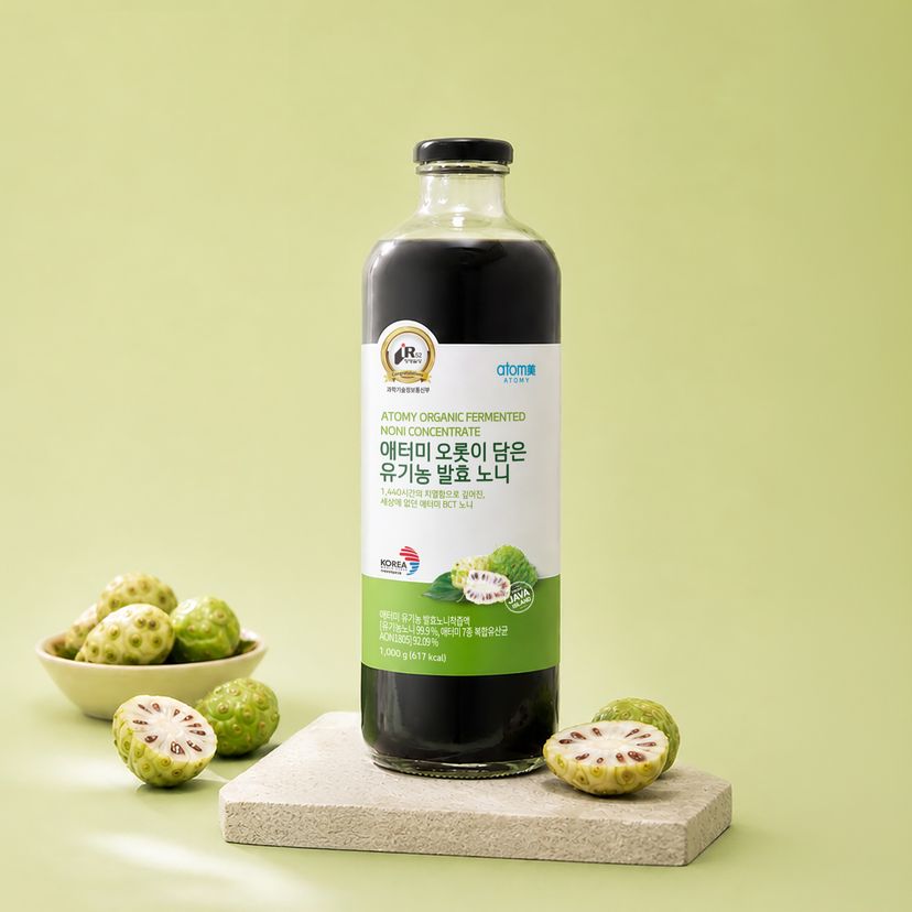 애터미 오롯이 담은 유기농 발효 노니 (1,000g, 병)