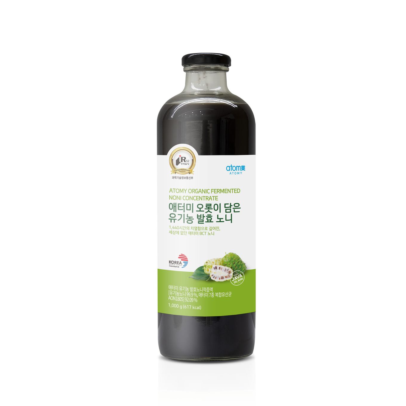 애터미 오롯이 담은 유기농 발효 노니 (1,000g, 병)