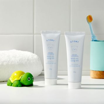 애터미 키즈 내추럴 치약(50g x 2개)