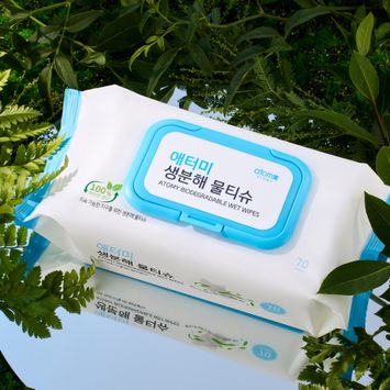 애터미 생분해 물티슈(70매 x 8개)