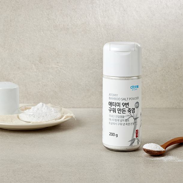 애터미 9번 구워 만든 죽염 분말