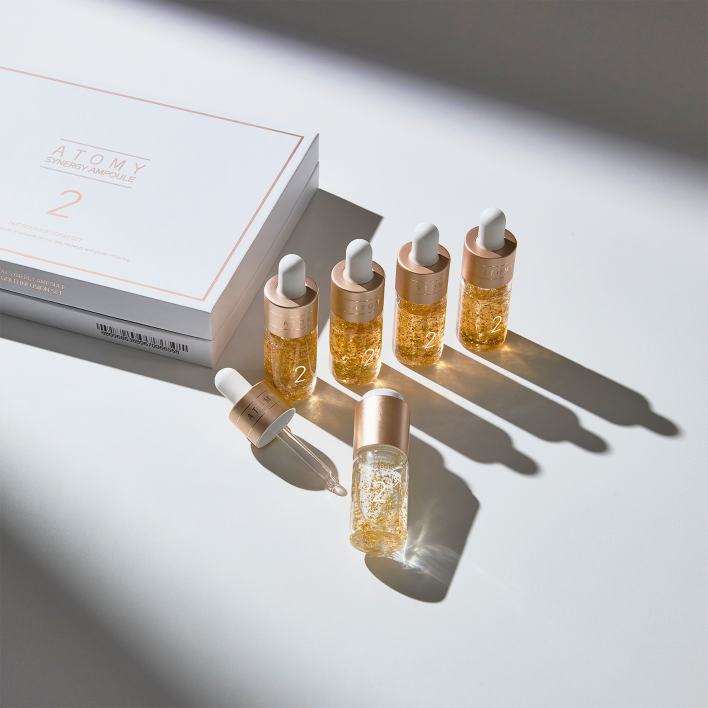 Atomy Synergy Ampoule 24K Gold Infusion Set*1ea(10g*4EA)
