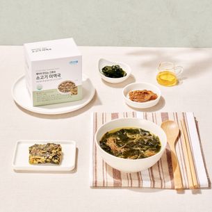 애터미 맛있는 간편국 소고기미역국 (5ea)
