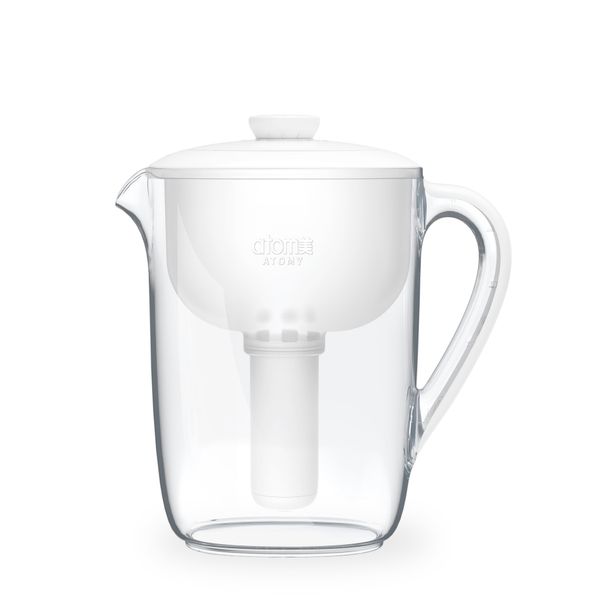 애터미 이지 클린 용기형 정수기 중형 (본체1 + 필터1, 정수부 1.2L, 전체 2.3L)