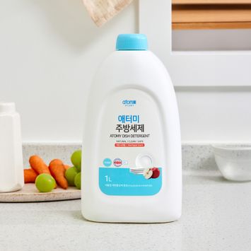 애터미 주방세제 레드사과향 1L
