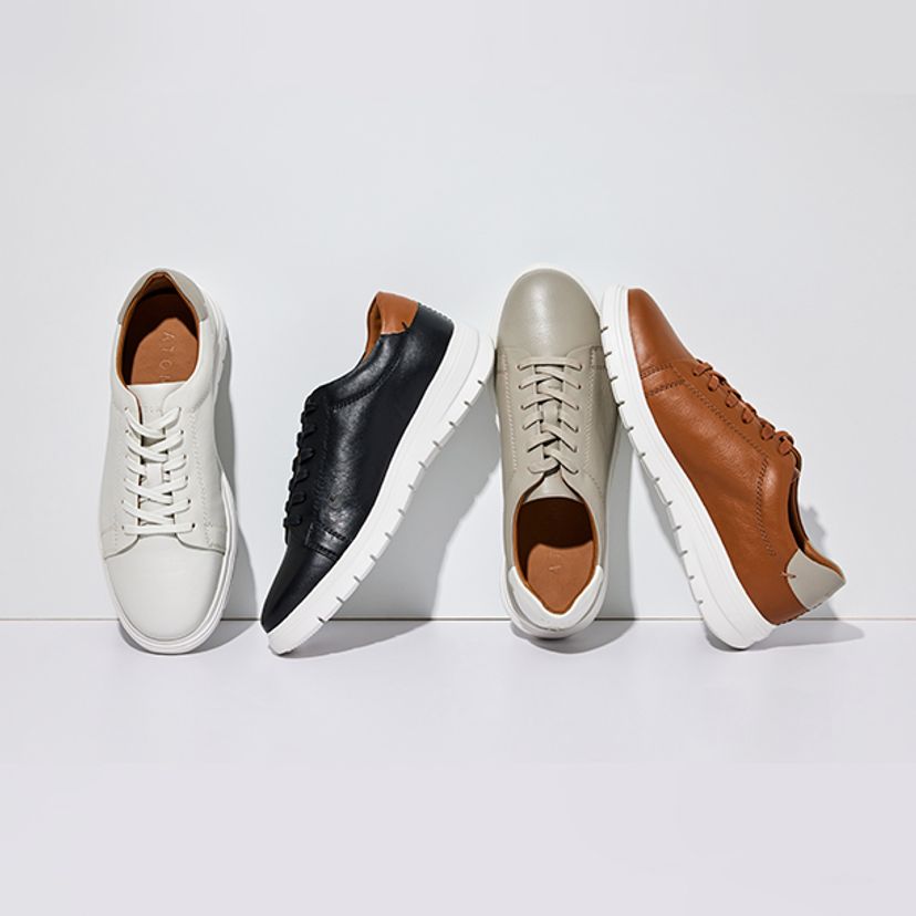 ㅇㅌㅁ남성 베지터블 레더 스니커즈