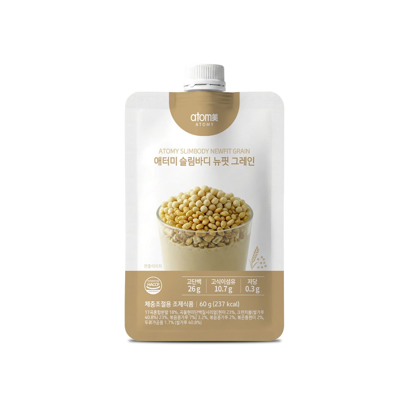 애터미 슬림바디 뉴핏 그레인 (60g, 1포)