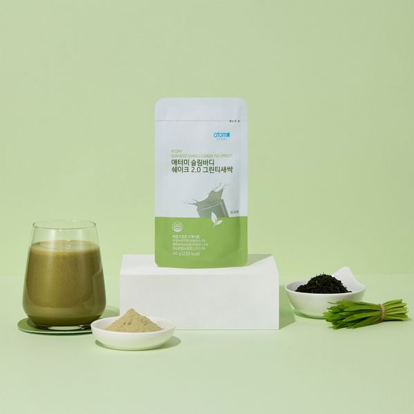 애터미 슬림바디 쉐이크 2.0 그린티새싹 (60g, 15포)
