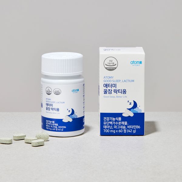애터미 꿀잠 락티움 (60정, 1개월분)