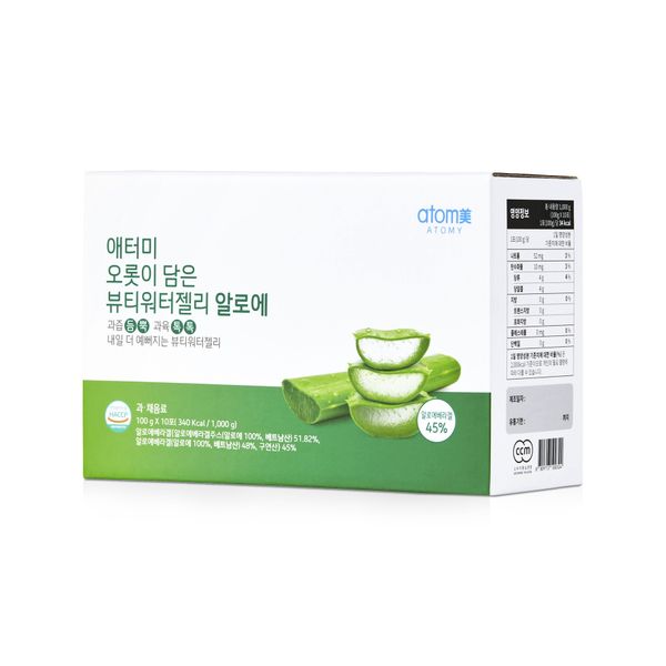 애터미 오롯이 담은 뷰티워터젤리 알로에 (100g, 10포)