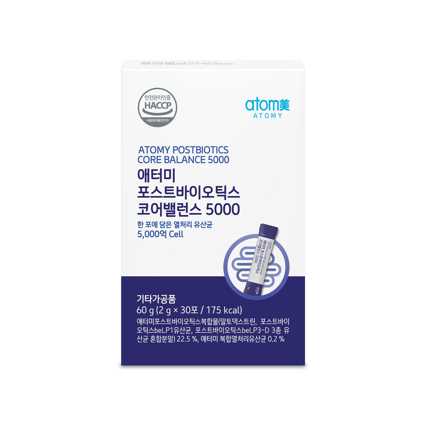 애터미 포스트바이오틱스 코어밸런스 5000(2g, 30포)