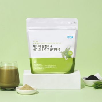 애터미 슬림바디 쉐이크 2.0 그린티새싹 (대용량) (1,200g, 벌크팩)