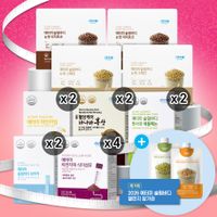 슬림바디 슬리밍패키지[그레인2+리치초코2+말차라떼1(증정)+피넛버터1(증정)]