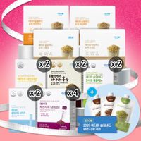 슬림바디 슬리밍패키지 [그레인2 + 피넛버터2 + 리치초코2(증정) + 말차라떼1(증정)]