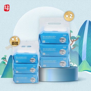 2026 설_올인원 홈싹싹 세정티슈 2set+1set(증정)