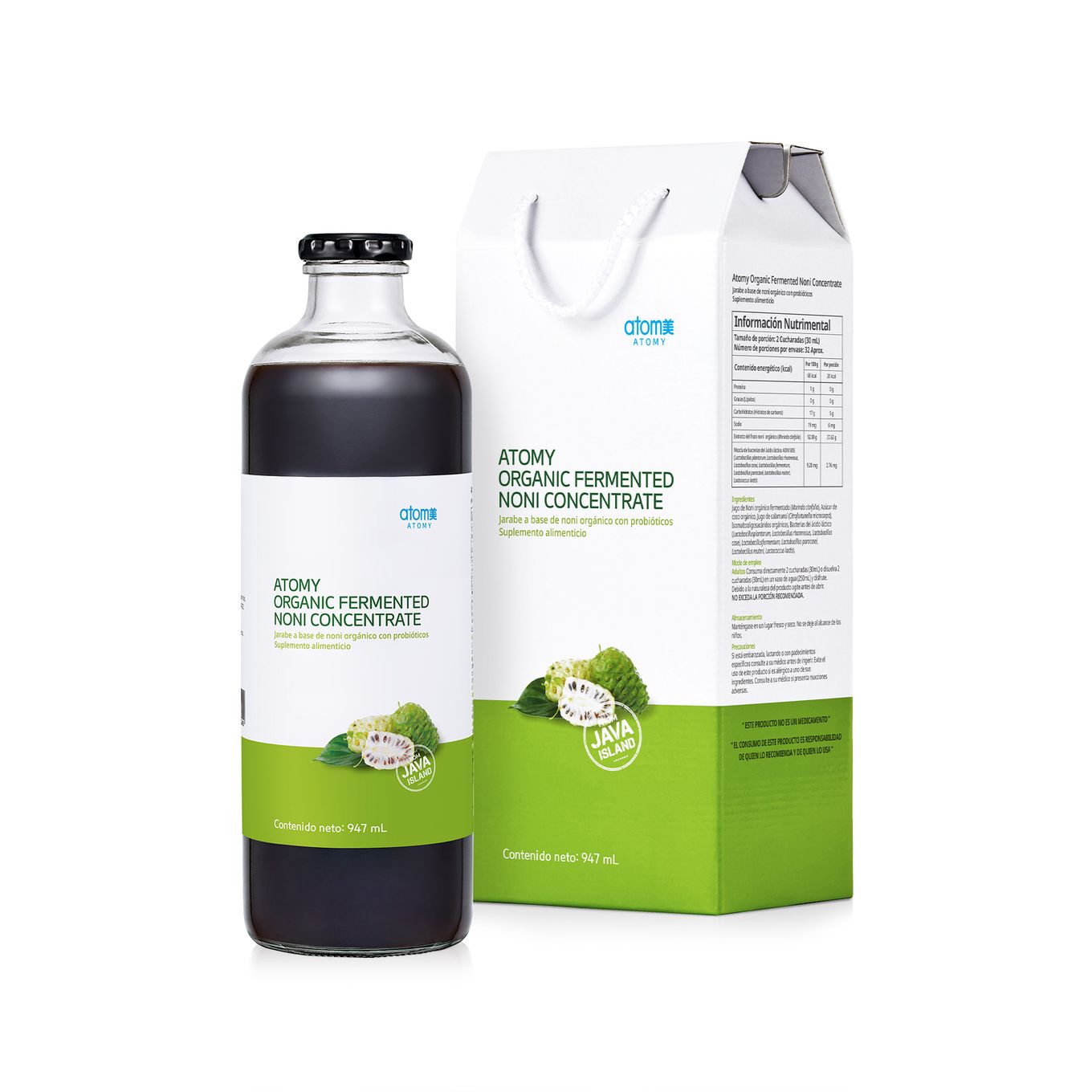 Organic Fermented Noni Concentrate (Bottle)