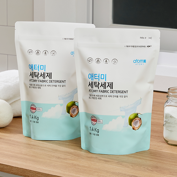 Atomy Fabric Detergent Pouch (1.4kg*2pouches)