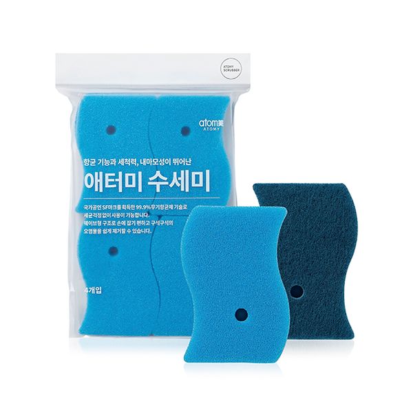 Atomy Scrubber (4pieces/pack)