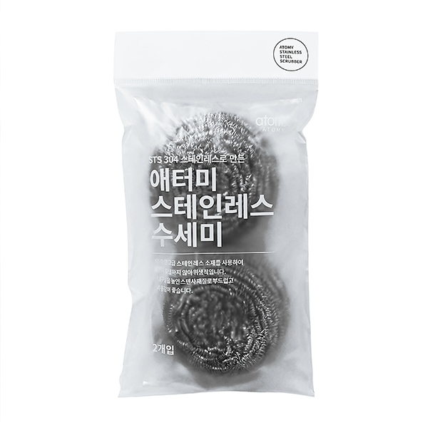 Atomy Stainless Steel Scrubber (2pieces/pack)