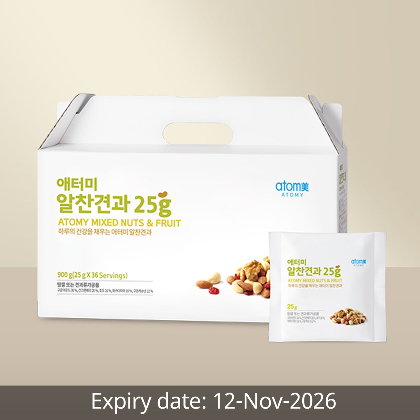 Atomy Mixed Nut and Fruit (36packets/box)