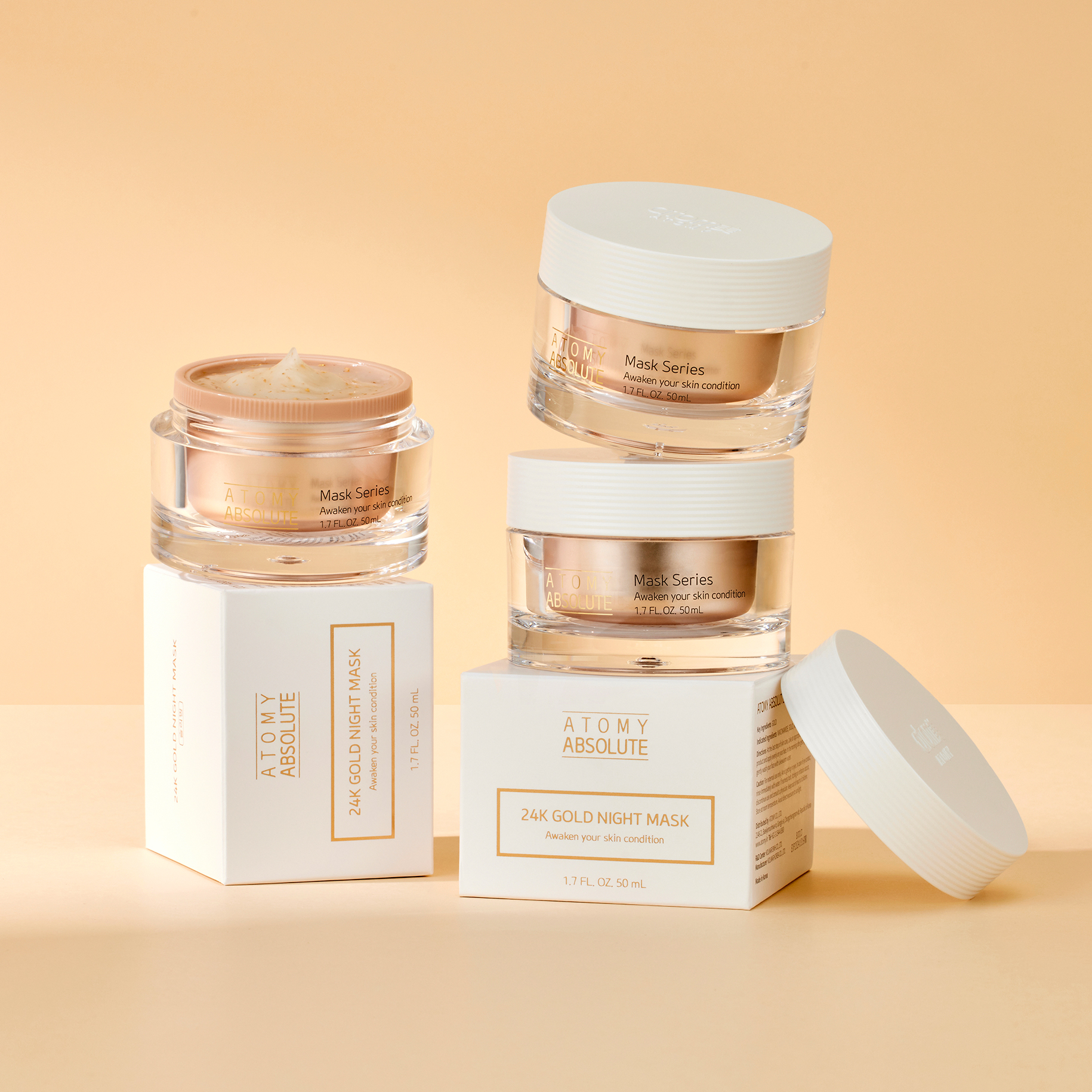 Atomy Absolute 24K Gold Night Mask (50mL) | Atomy Malaysia