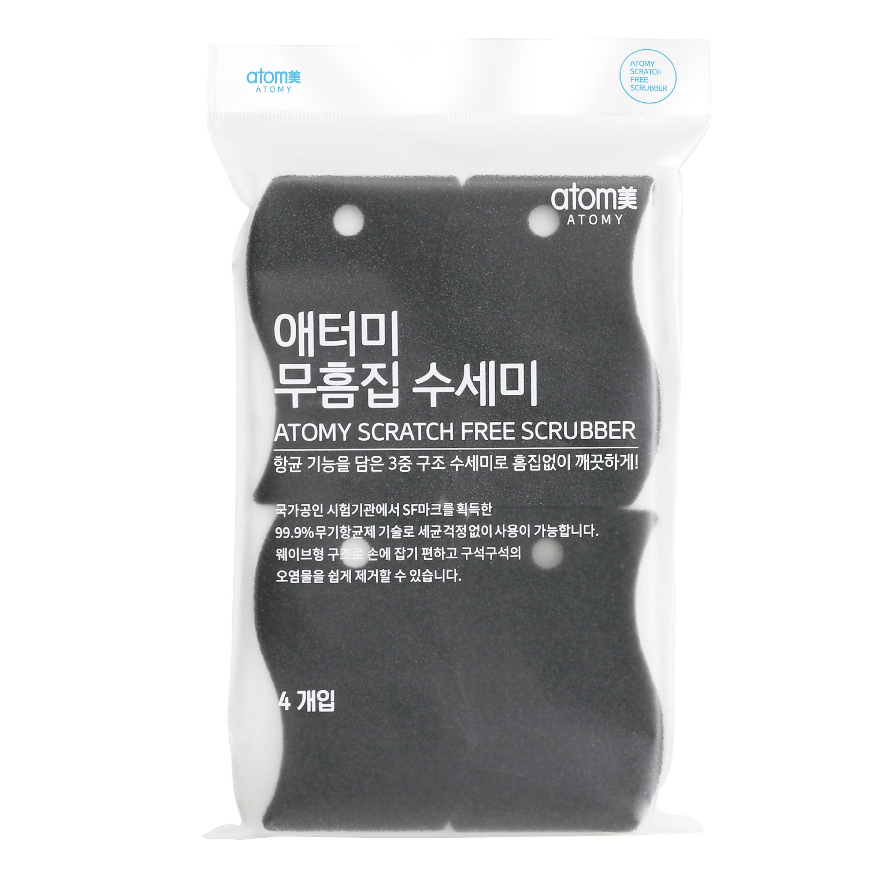 Atomy Scratch Free Scrubber (4pieces/pack)