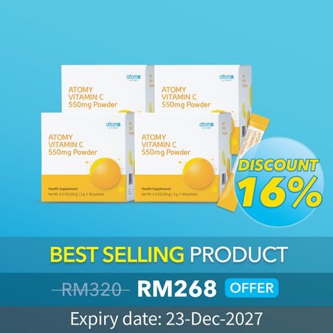 Atomy Vitamin C 550mg Powder 4 sets