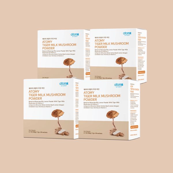 Atomy Tiger Milk Mushroom Powder (30sachets*4boxes)