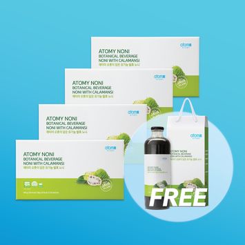 Atomy Noni Pouch 4 sets FREE 1 Noni Bottle