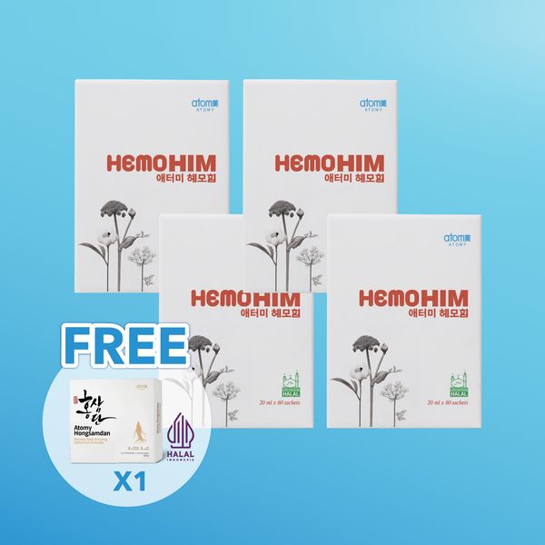 Atomy HemoHIM 4 sets Free Atomy Hongsamdan