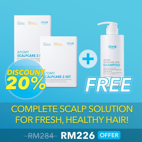 Atomy Scalpcare Set 2 sets + Atomy Scalpcare Shampoo