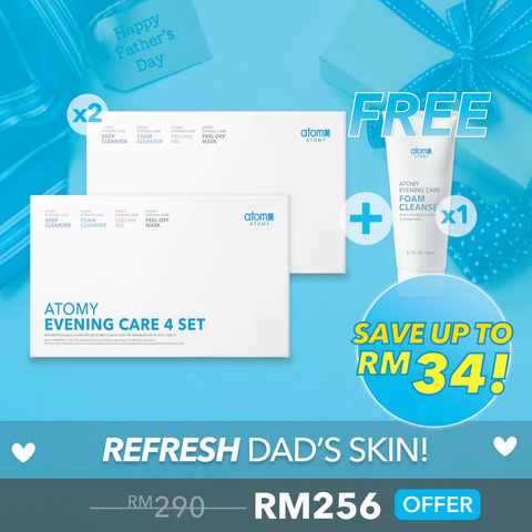Atomy Evening Care Set 2 in 1 FREE Foam Cleanser