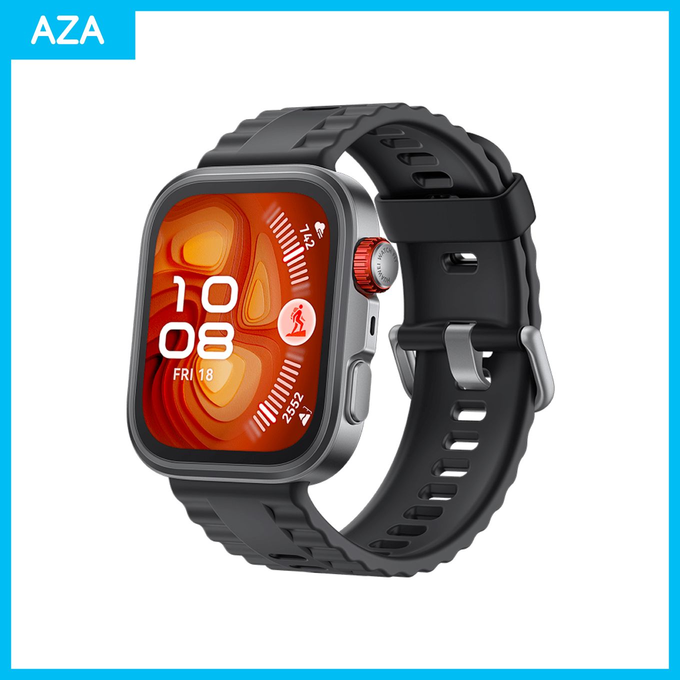 Huawei Watch Fit 4 Pro Black Fluoroelastomer Strap