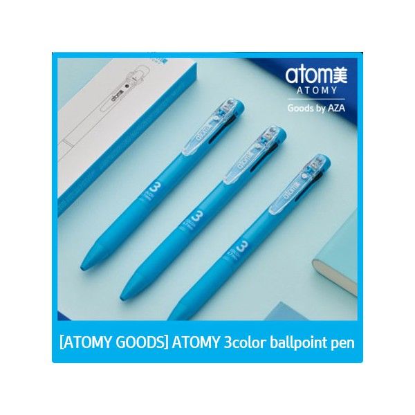 Goods by AZA: 3 Colour Ballpoint Pen 1 set (3ea)