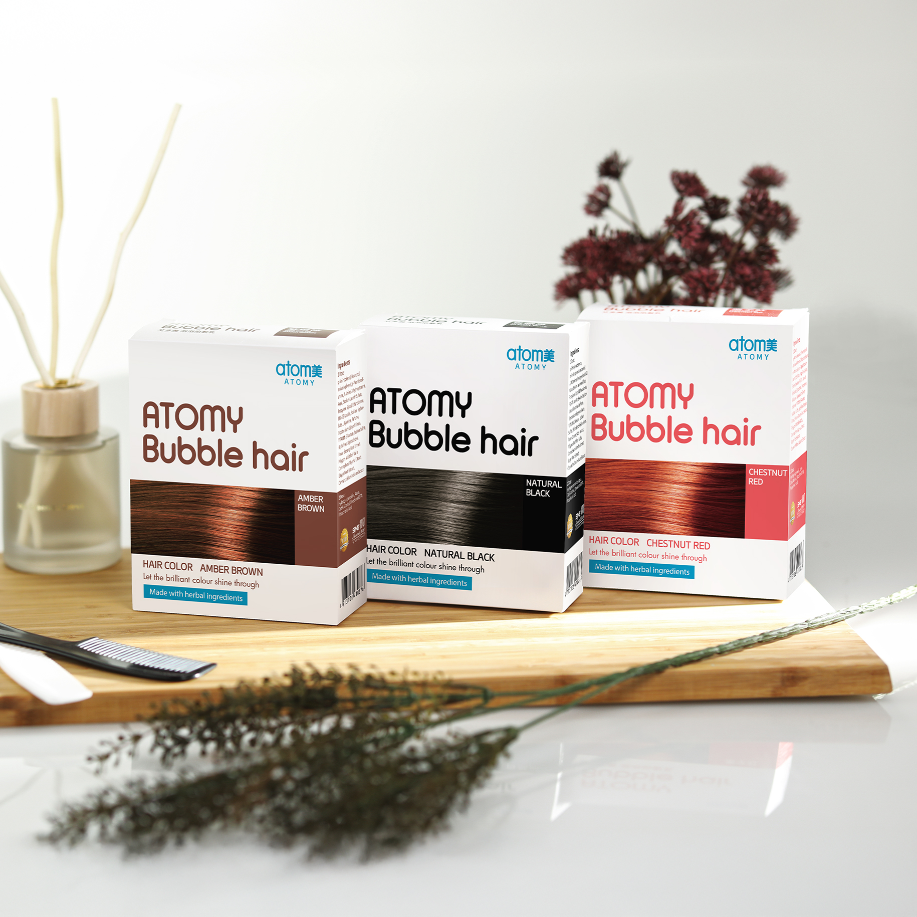 Bubble Hair Color Cream (5pouches/box)