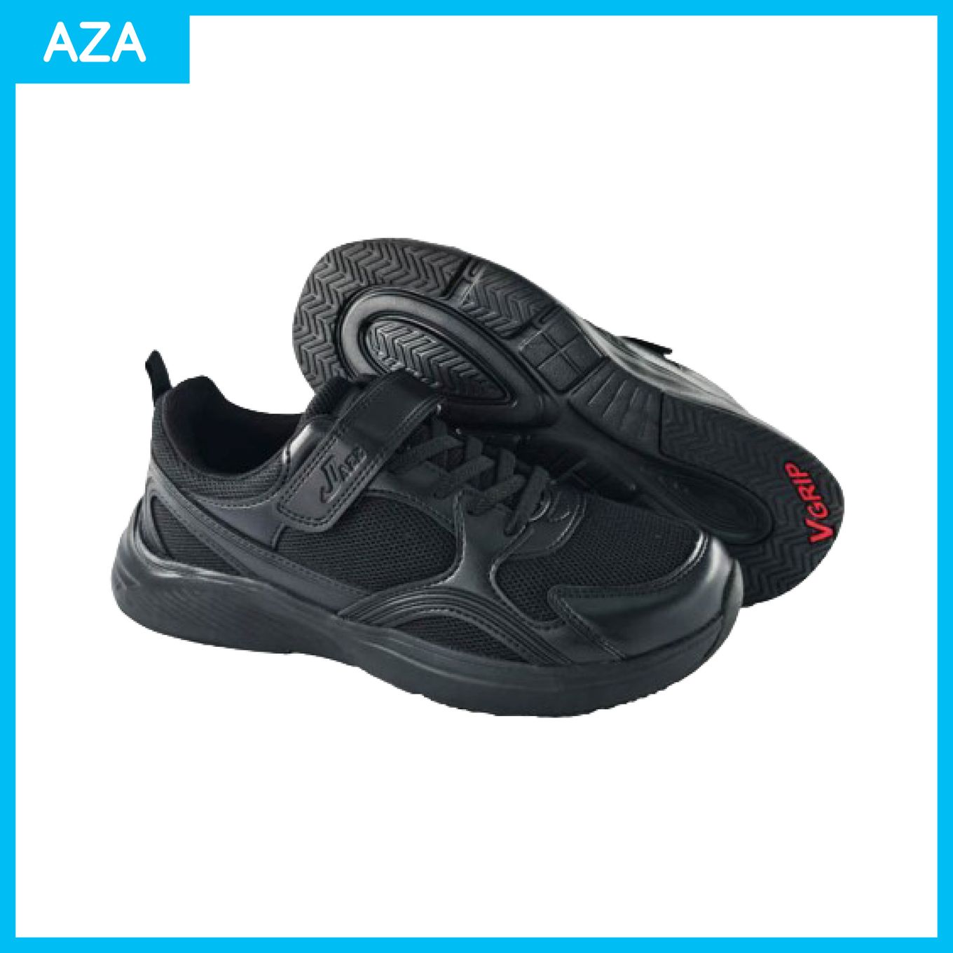 Pallas Jazz Velcro Strap with Elastic Black <br> 205-0219 / 307-0219