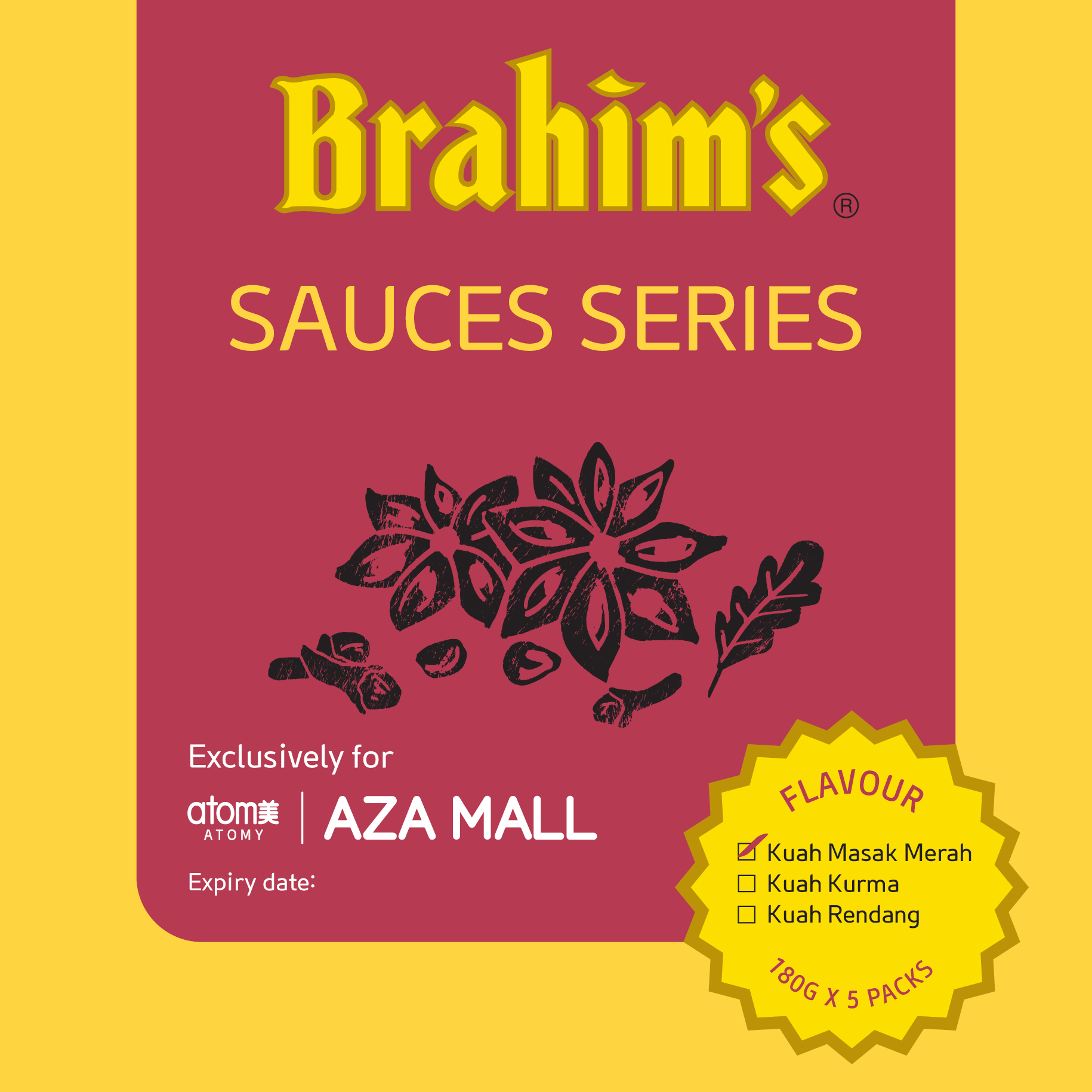 Brahims Cooking Sauces - Kuah Masak Merah