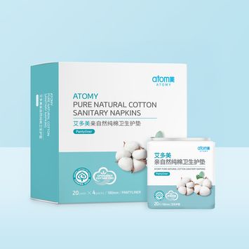 Atomy Pure Natural Cotton Sanitary Napkins_Pantyliner 180mm