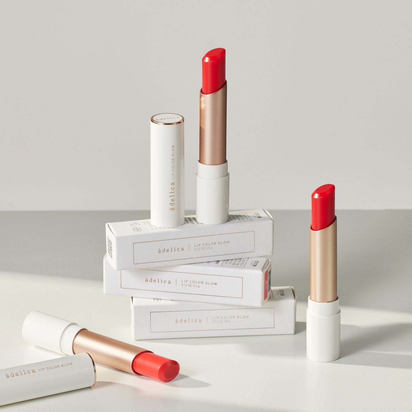Adelica Lip Color Glow (Red)