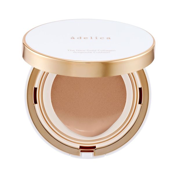 Adelica The New Gold Collagen Ampoule Cushion 03 Cream Beige