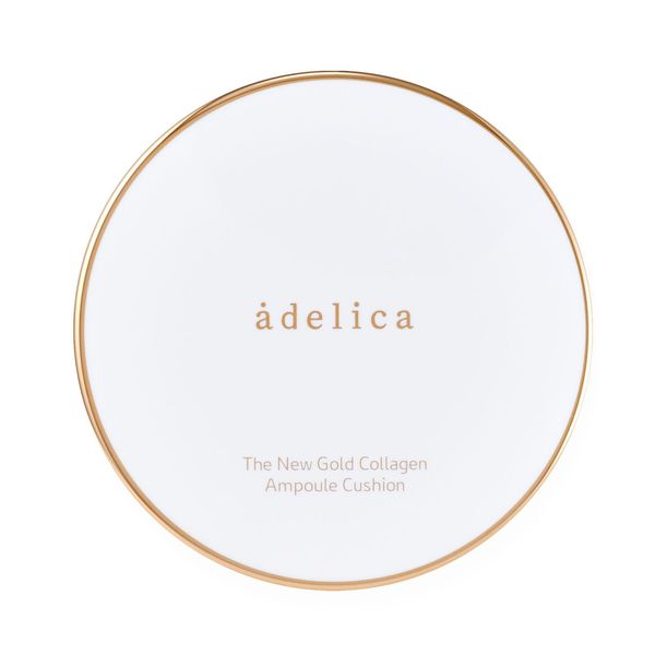 Adelica The New Gold Collagen Ampoule Cushion 03 Cream Beige