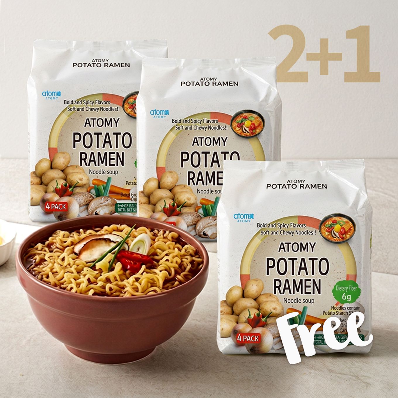 Potato Ramen Spicy 2+1