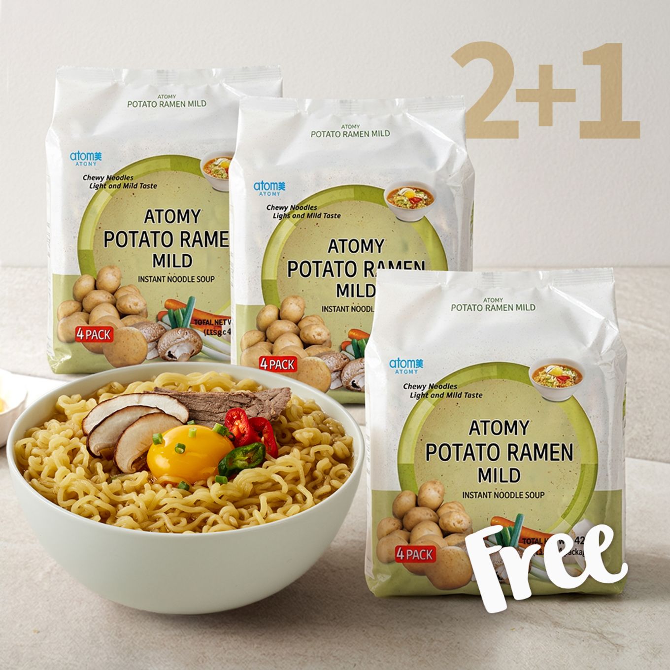 Mild Potato Ramen 2+1