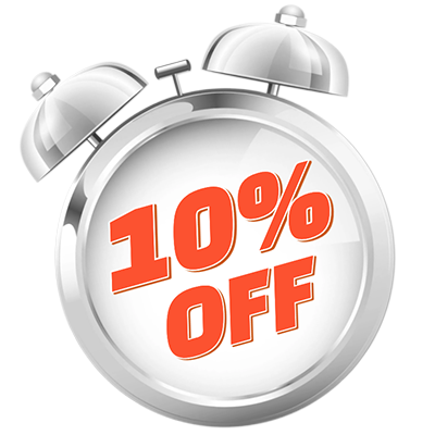 10% OFF Flash Sale