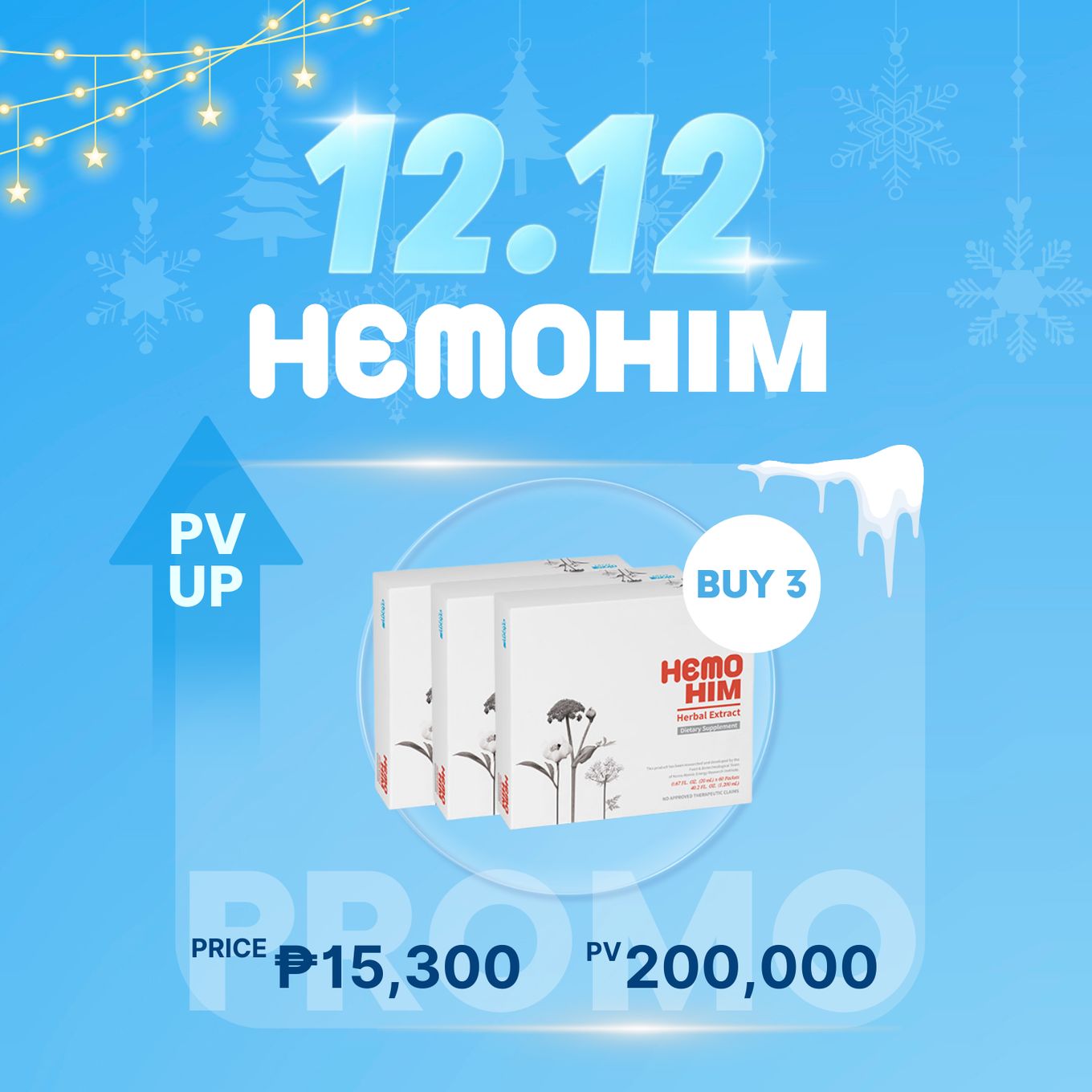 3 Hemohim + PV UP Promo