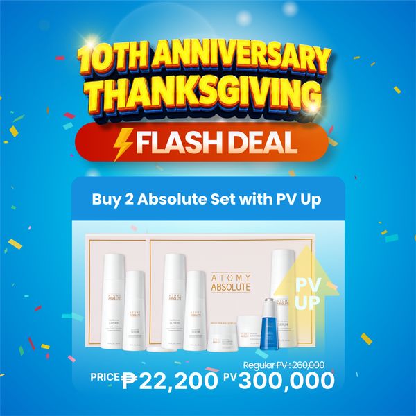 Buy 2 Atomy Absolute Cellactive Skincare Set + PV UP