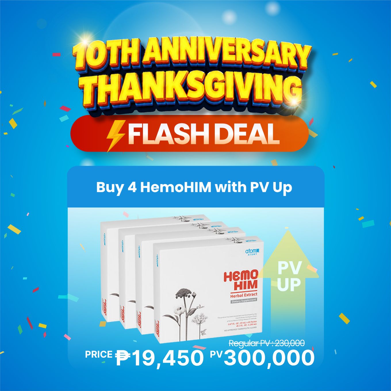 Buy Hemohim 4 set + PV UP