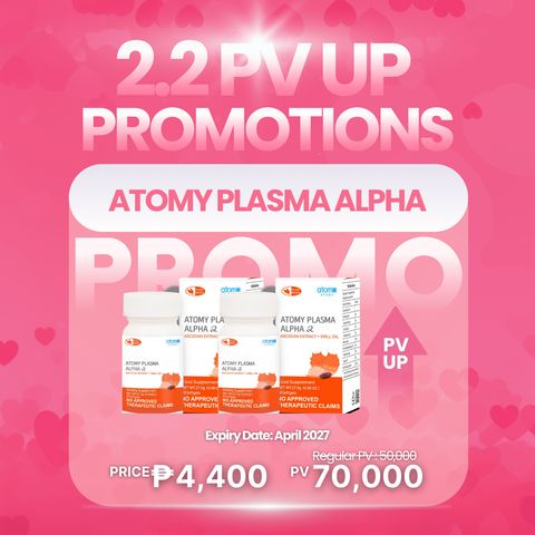 Buy 2 Atomy Plasma Alpha + PV UP