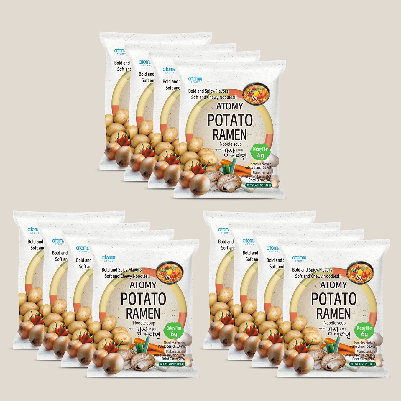 Potato Ramen *3 sets (12 packets) 