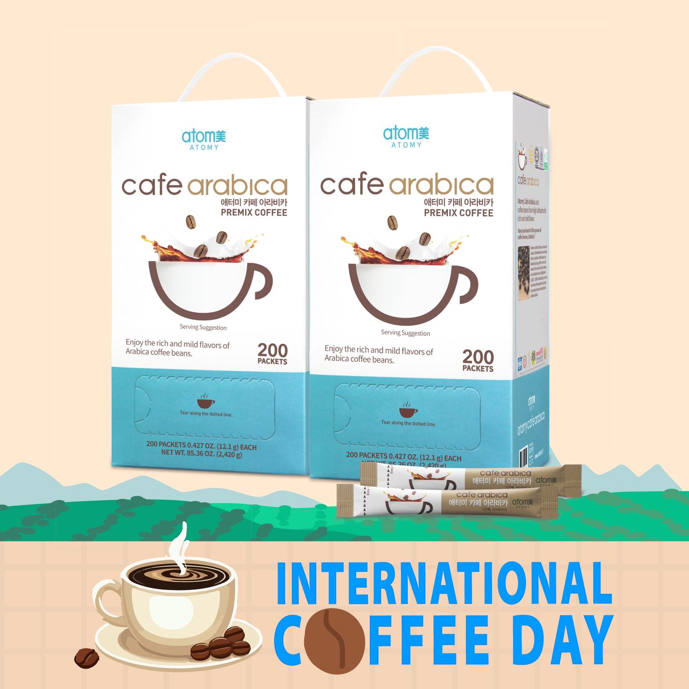 Cafe Arabica (200 Sticks) *2 boxes